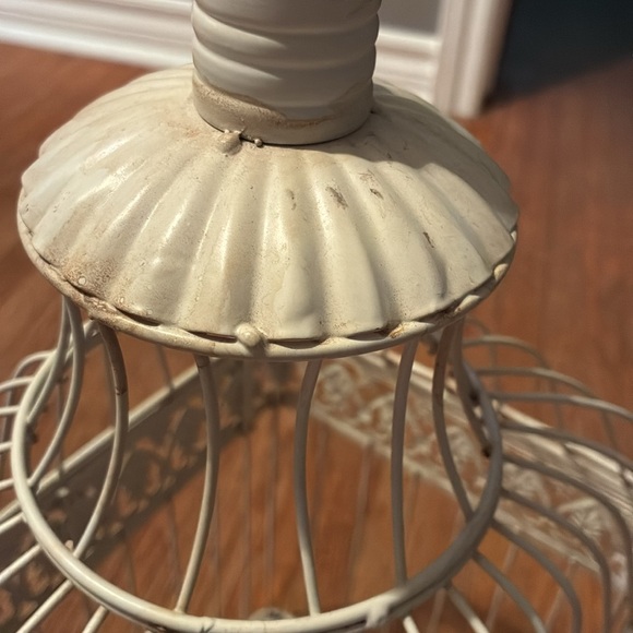 Cream Victorian-Style Decorative Birdcage Accent - Picture 8 of 8